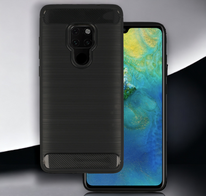 Ovitek "Carbon lite" za Huawei Mate 20 - Črna – Infostyle – Črna / TPU silikon