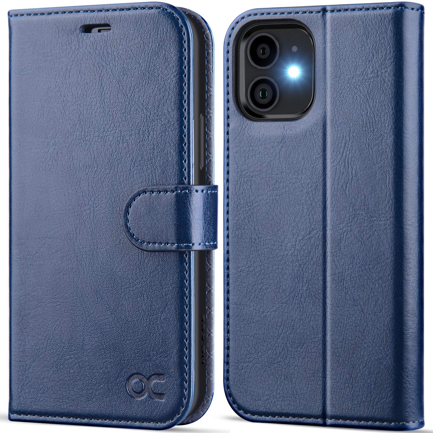 OCASE preklopni ovitek za iPhone 12 Mini, preklopni, magnetno zapiranje, zaščita kartic