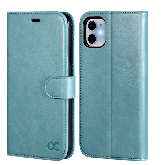 Preklopna torbica za telefon "OCASE" iPhone 11 – Zelena