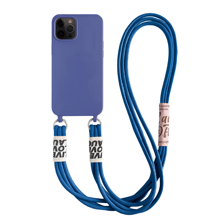 Ovitek za telefon z verižico "Bakicey" iPhone 12 Pro Max – Modra