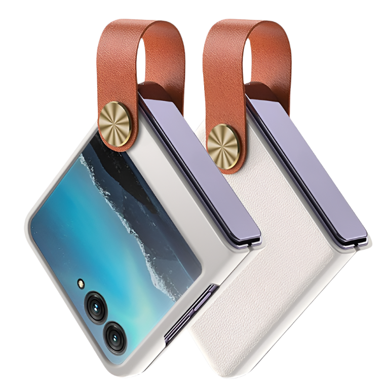 Ovitek za telefon "GIOPUEY" Motorola Razr 40 Ultra – Bela