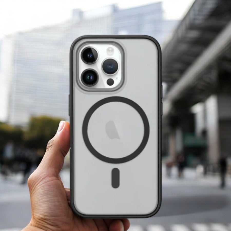 Ovitek "Vicseed" za iPhone 14 Pro Max – Infostyle – Prozorna / PC + TPU silikon