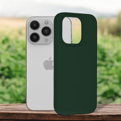 Silikonski ovitek "Dark Green/Plum" za iPhone 14 Pro Max – Infostyle – Temno zelena / TPU silikon
