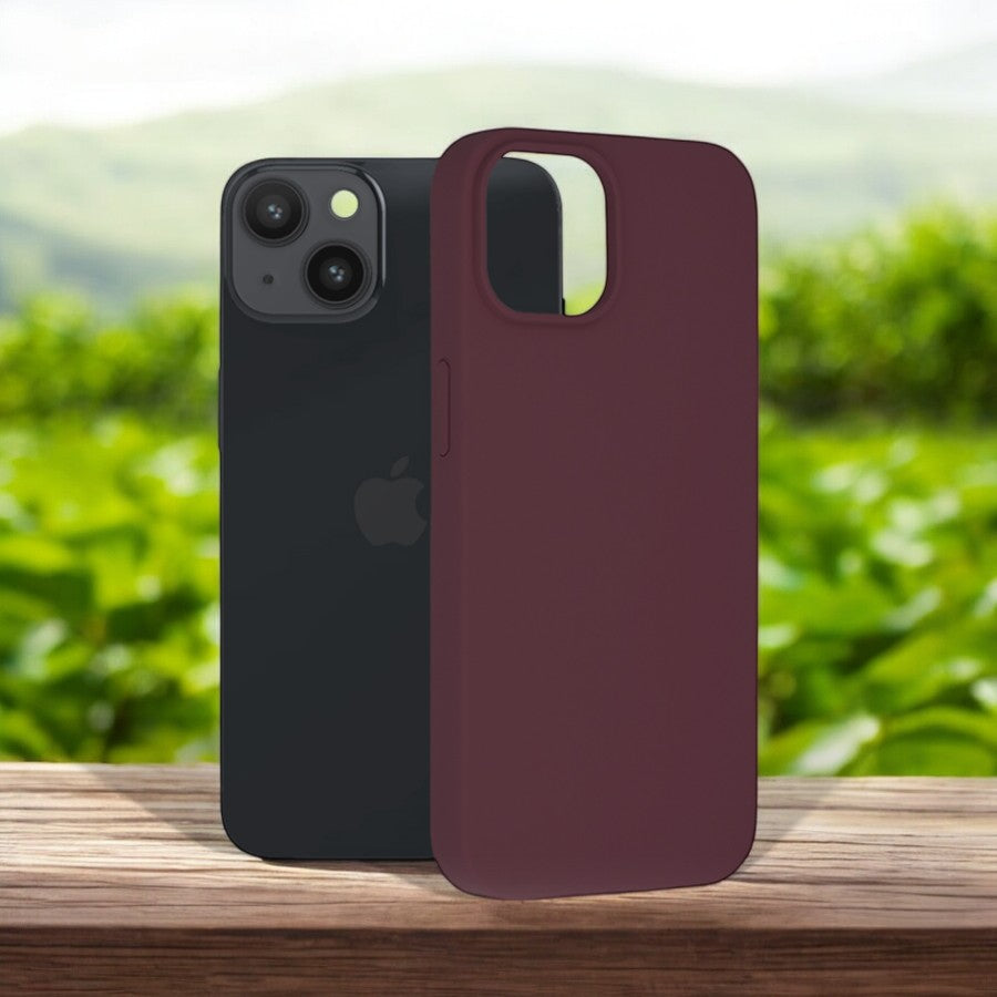 Silikonski ovitek "Plum" za iPhone 14 – Infostyle – Vijolična / TPU silikon