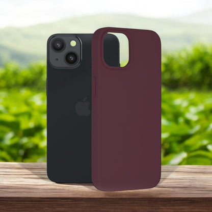 Silikonski ovitek "Plum" za iPhone 14 – Infostyle – Vijolična / TPU silikon