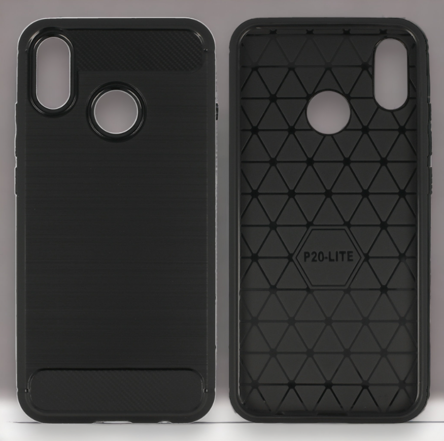 Ovitek "Carbon lite" za Huawei P20 Lite - Črna – Infostyle