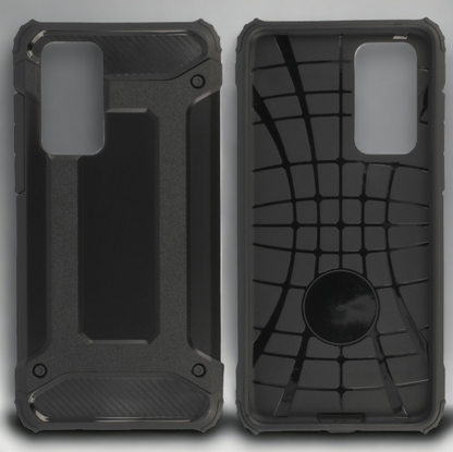 Silikonski ovitek "armor carbon" za Xiaomi Mi 12 Pro - Črna – Infostyle