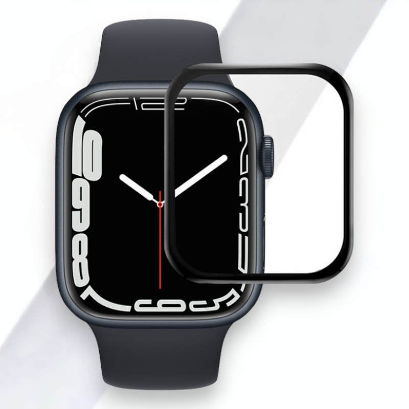 Zaščitno kaljeno steklo "PMMA Acrylic Full Glue" za pametno uro Apple Watch Series 7 (45 mm) – Infostyle