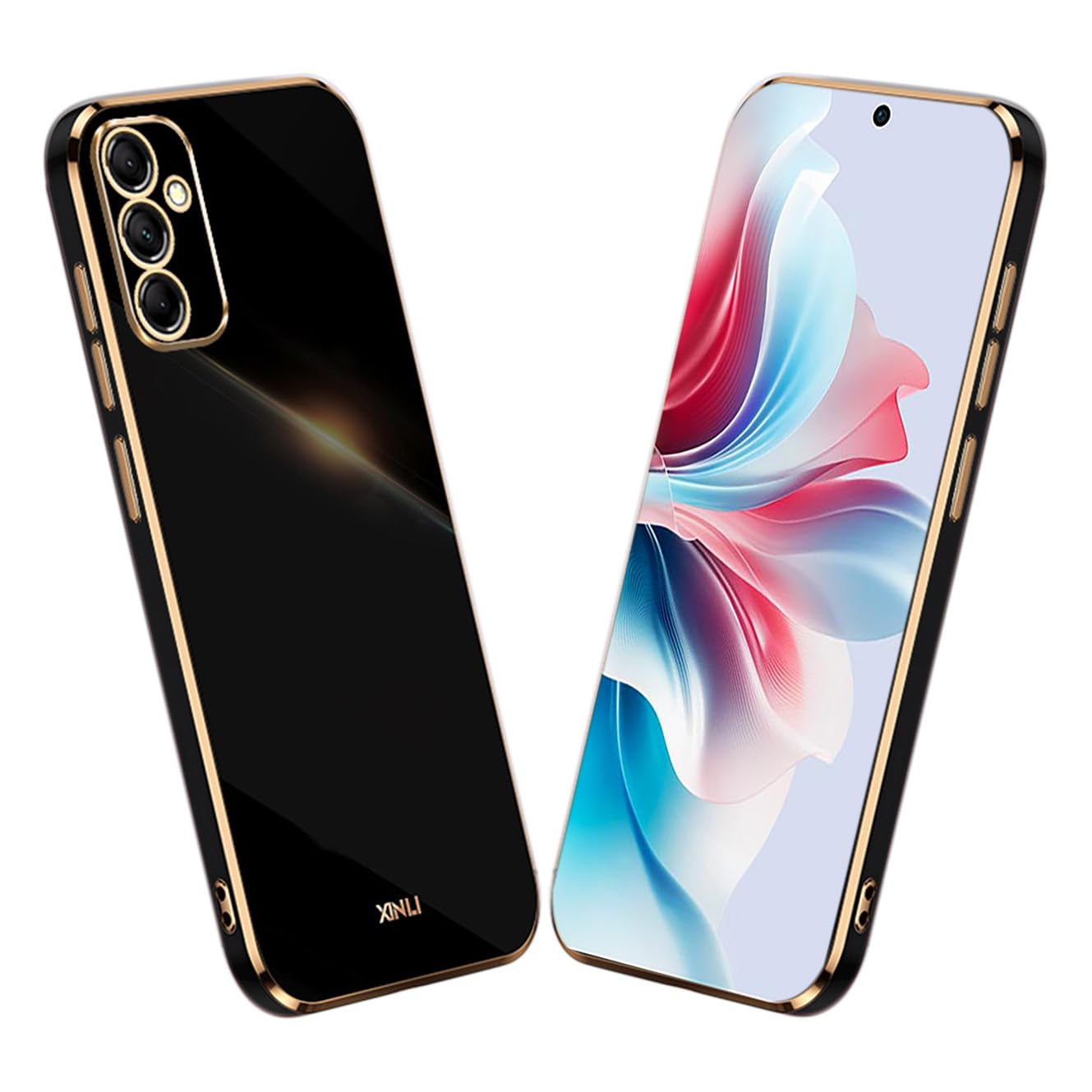 Gold ovitek Samsung Galaxy M35 5G črna
