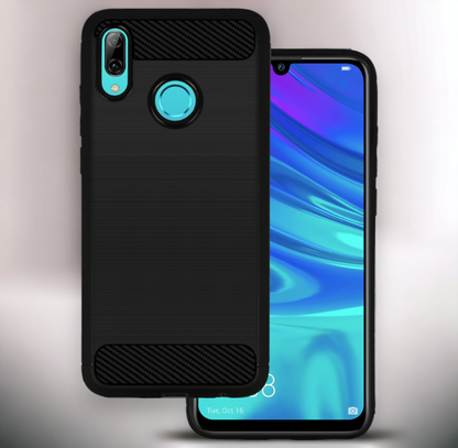 Ovitek "Carbon lite" za Huawei P Smart 2019 - Črna – Infostyle – Črna / TPU silikon
