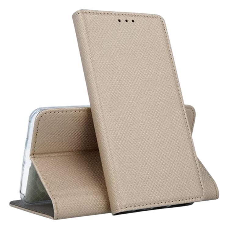 Preklopna torbica za telefon ''Magnet'' Xiaomi Mi 13, zlata – Infostyle – Roza / TPU silikon + eko usnje
