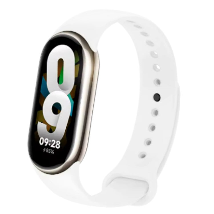 Silikonski pašček za Xiaomi Mi Band 8 - več barv – Infostyle – Bela