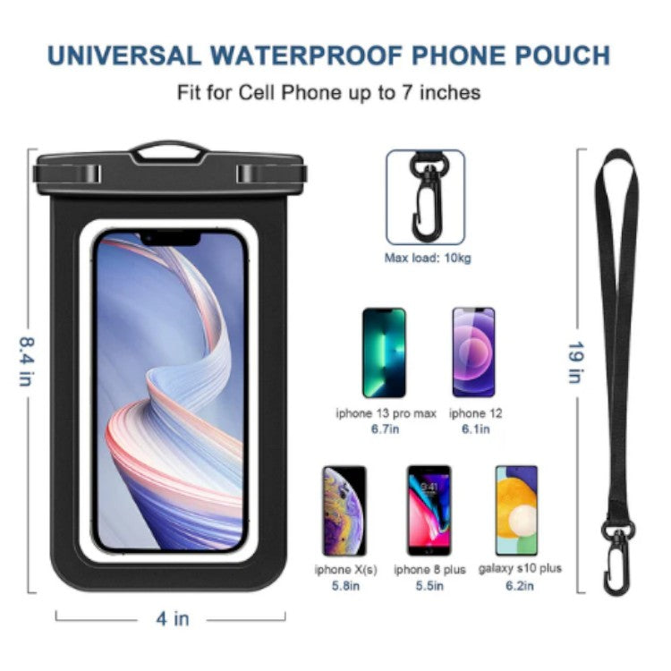 Vodoodporna univerzalna torbica za pametni telefon (7" - zaslon) – Techsuit