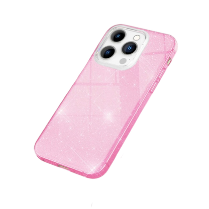 Ovitek za telefon "Bling Glitter Nalia" iPhone 14 Pro – Roza / TPU silikon
