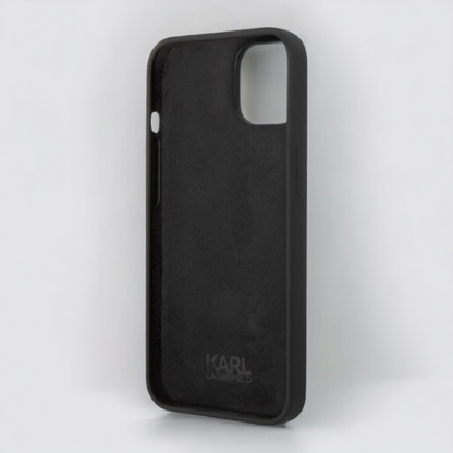 Ovitek Karl Lagerfeld "Choupette body - black" za iPhone 14 Pro Max (KLHCP14XSLCTBK)