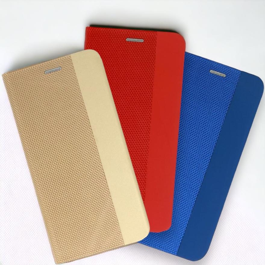 Preklopna torbica "Sensitive" za Xiaomi Mi 10 – Vennus – Zlata / Umetno usnje + TPU silikon