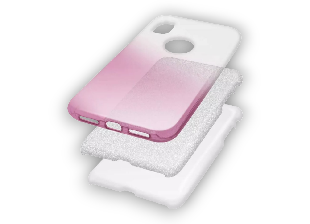 Silikonski ovitek "Bling" za Samsung Galaxy S23 - Roza – Infostyle