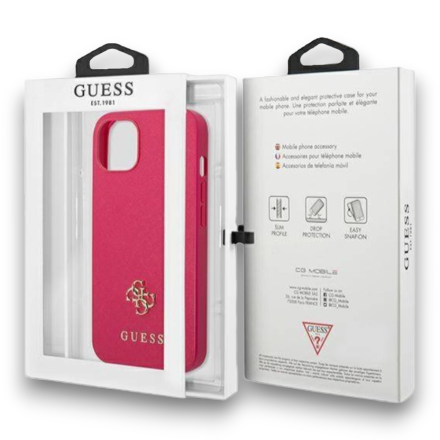 Ovitek Guess "pink mini 3D" za iPhone 13 Pro (GUHCP13LPS4MF)
