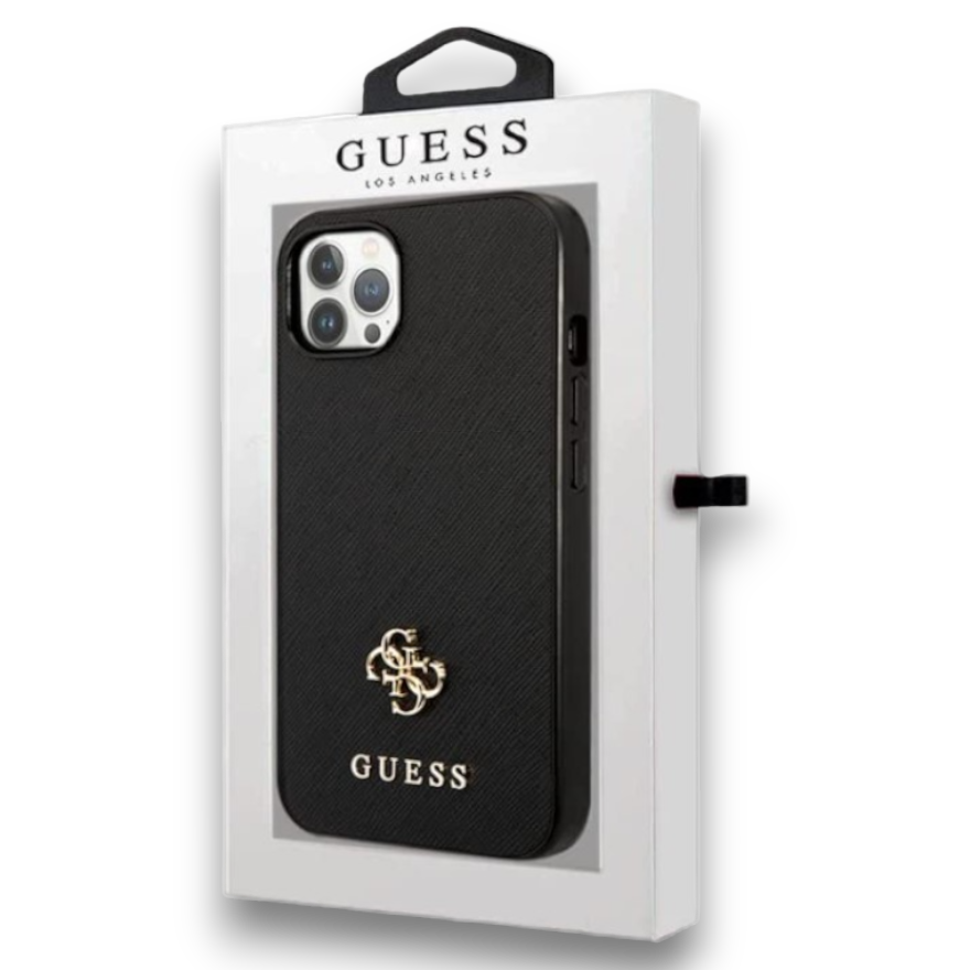 Ovitek Guess "black mini 3D" za iPhone 13/14/15 (GUHCP13MPS4MK)