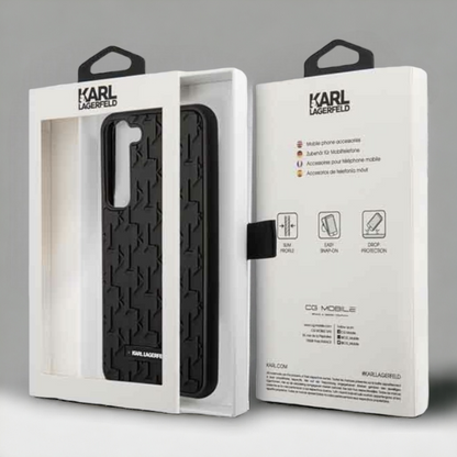 Ovitek Karl Lagerfeld "3D monogram - black " za Samsung Galaxy S23 Plus (KLHCS23MRUPKLPK)