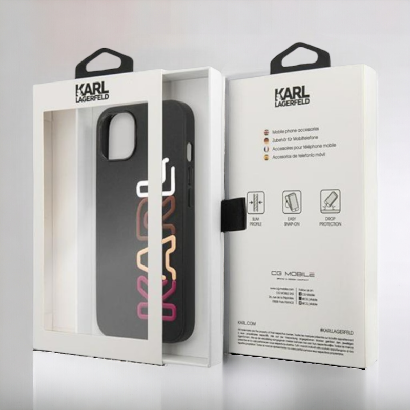 Ovitek Karl Lagerfeld "Black" za iPhone 13 Pro (KLHCP13LPCOBK)