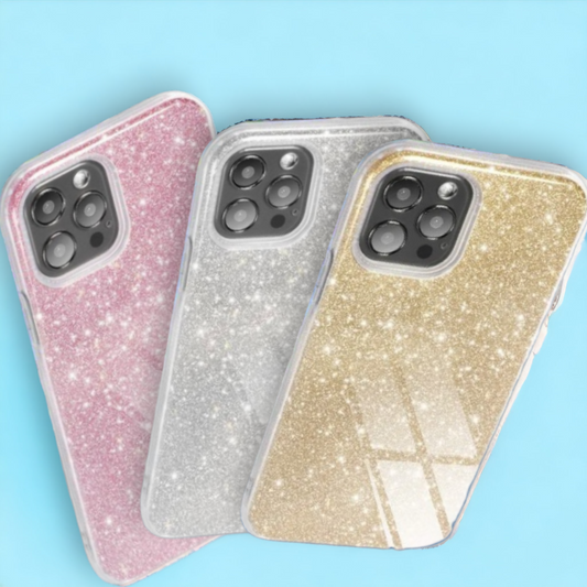 Silikonski ovitek "Shining" za Xiaomi Mi 10 – Infostyle – Srebrna / Silikon