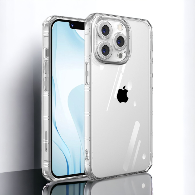Silikonski ovitek "Armor Antishock" za iPhone 15 Pro - prozorna – Infostyle – Prozorna / TPU silikon