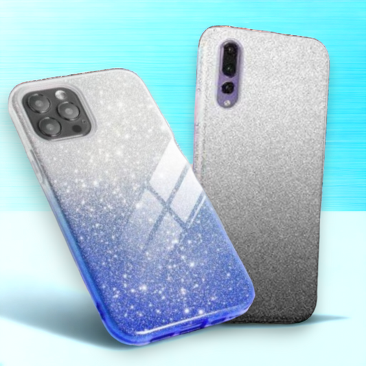 Silikonski ovitek "Bling" za iPhone 13 Pro Max – Infostyle – Črna / Silikon