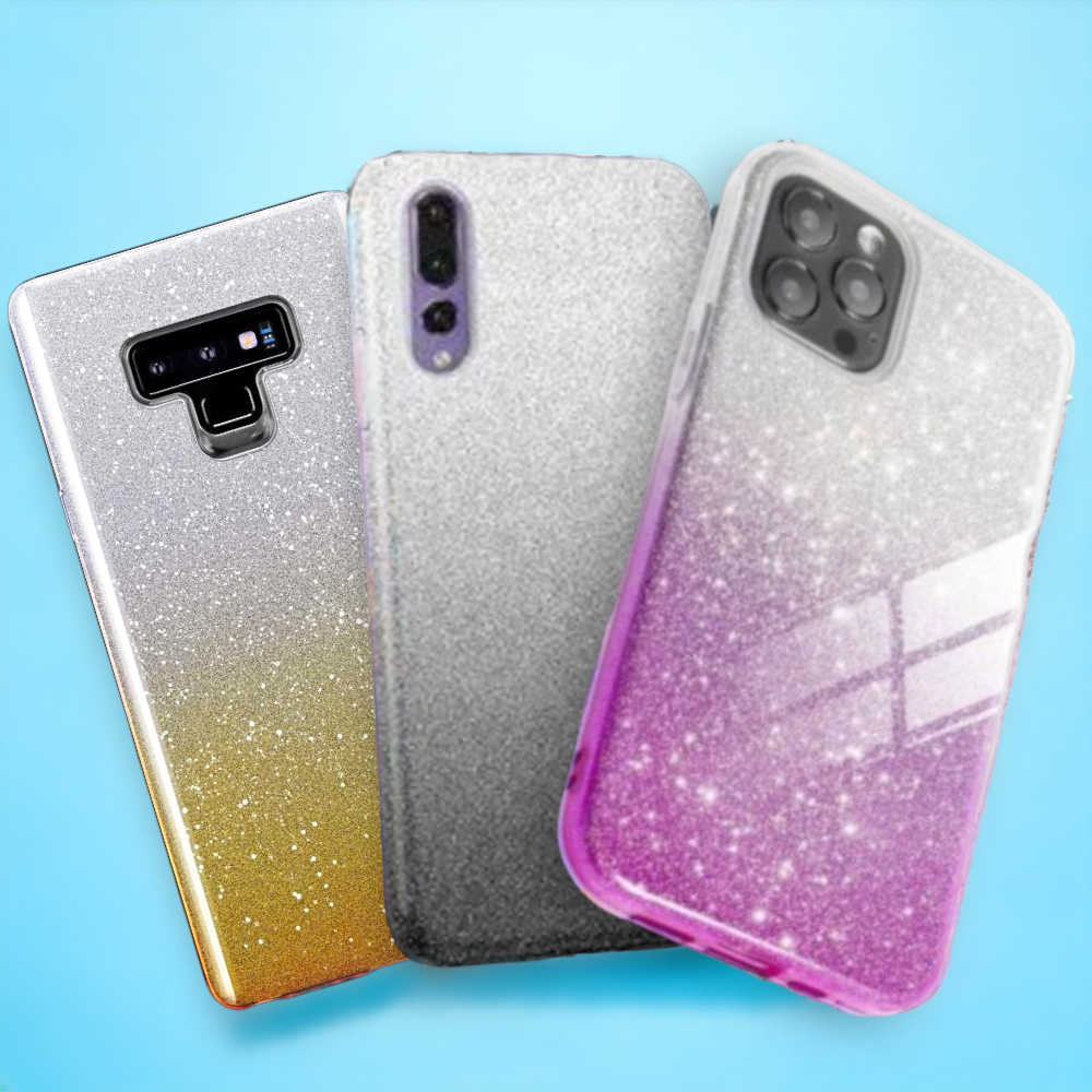 Silikonski ovitek "Bling" za iPhone 14 Pro – Infostyle – Črna / Silikon