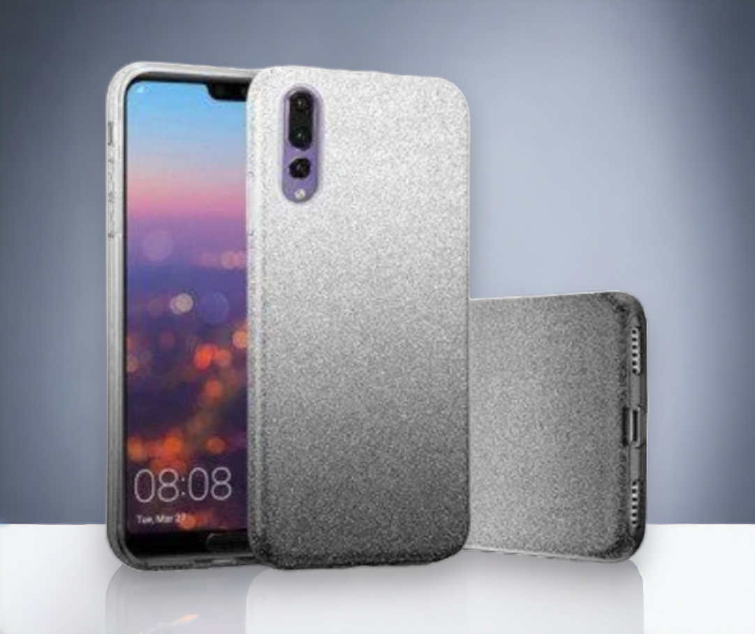 Silikonski ovitek "Bling" za Samsung Galaxy S22 Ultra - Črna – Infostyle – Črna / Silikon