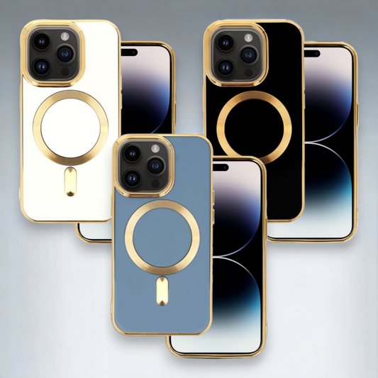 Ovitek "Beauty MagSafe" za iPhone 14 s tehnologijo MagSafe – Infostyle – Bela / TPU silikon