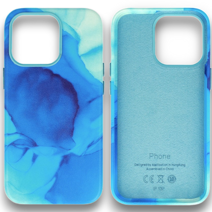 Ovitek "Leather Ink" za iPhone 13/14/15 – Infostyle – Vijolična / PU usnje + PC