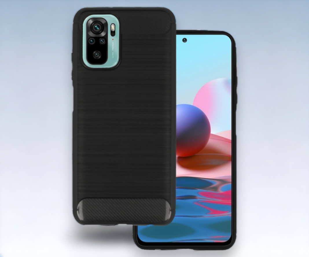 Ovitek "Carbon lite" za Xiaomi Redmi Note 10 - Črna – Infostyle – Črna / TPU silikon