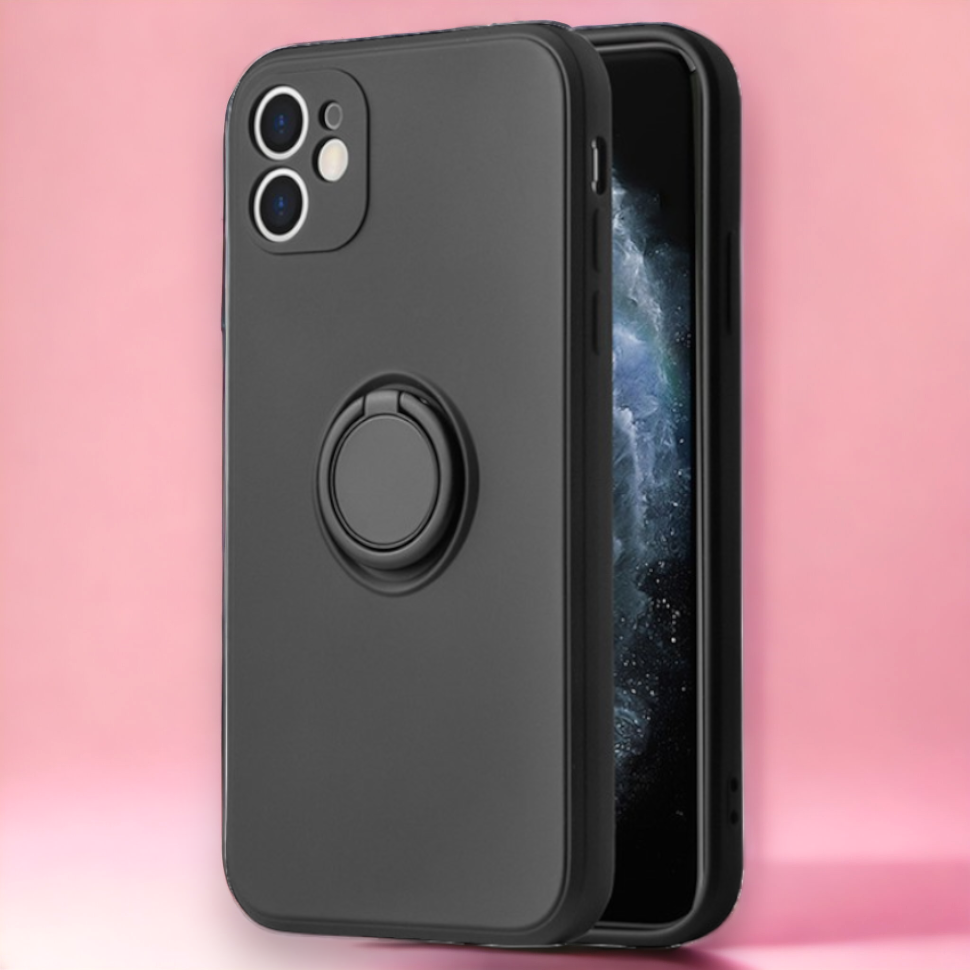 Silikonski ovitek "Silicone Ring" z držalom za Samsung Galaxy A24 4G – Vennus