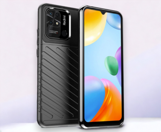 Ovitek "Thunder" za Xiaomi Redmi 10C - Črna – Infostyle – Črna / TPU silikon