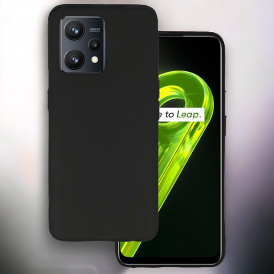Silikonski ovitek "matt" za Realme 9 Pro Plus - Črna – Infostyle – Črna / Silikon