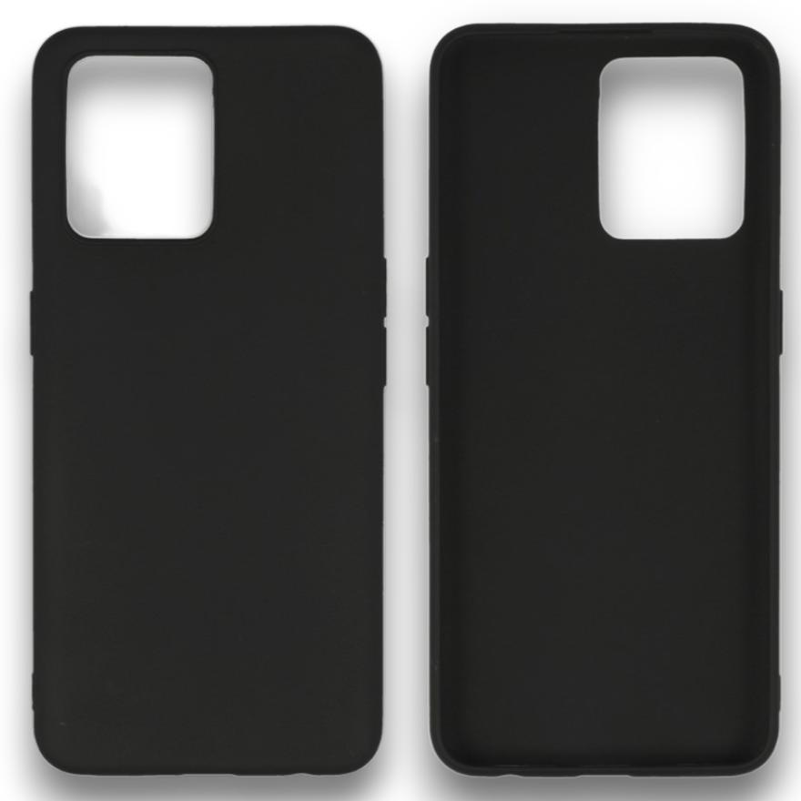 Silikonski ovitek "matt" za Realme 9 5G / 9 Pro - Črna – Infostyle