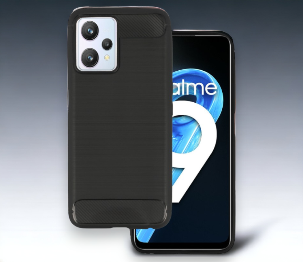 Ovitek "Carbon lite" za Realme 9 5G / 9 Pro - Črna – Infostyle – Črna / TPU silikon
