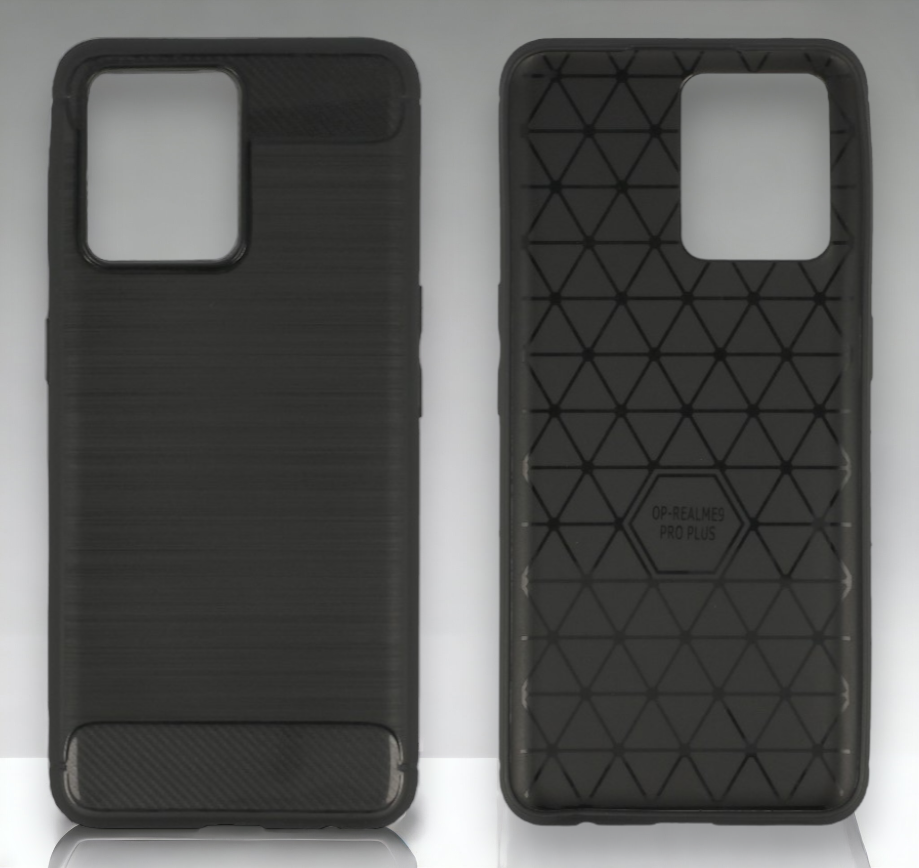 Ovitek "Carbon lite" za Realme 9 4G - Črna – Infostyle
