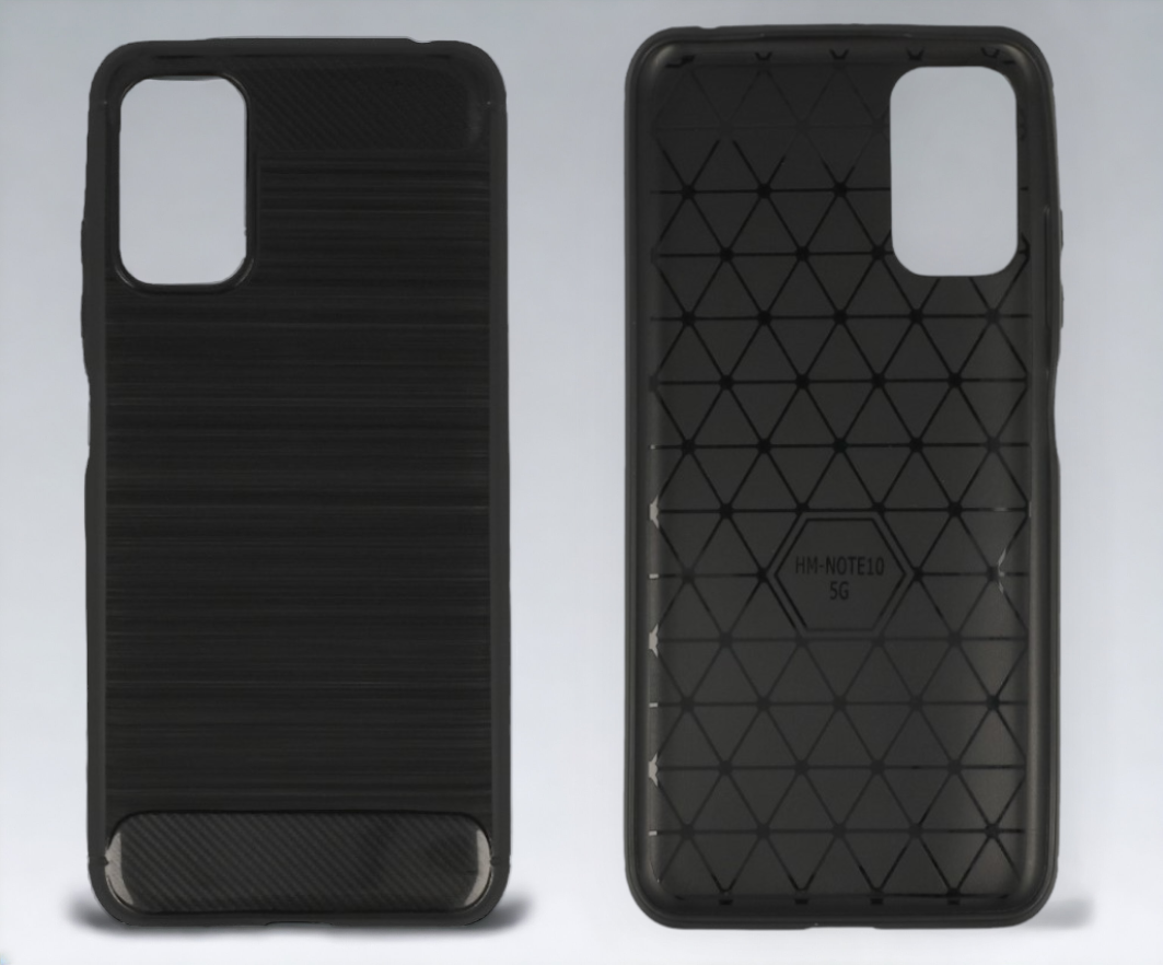 Ovitek "Carbon lite" za Xiaomi Redmi Note 10 5G - Črna – Infostyle