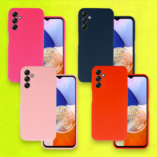Silikonski ovitek "Lite" za Samsung Galaxy A14 – Vennus – Rdeča / Silikon