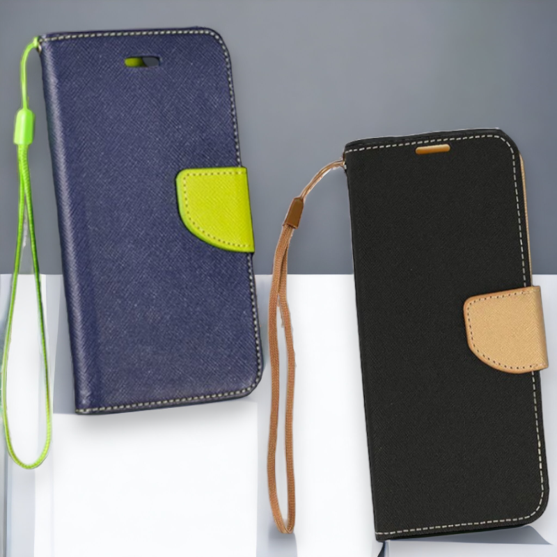 Preklopna torbica "Fancy" za Redmi 10C – Infostyle – Zlata / Ekološko usnje + TPU silikon