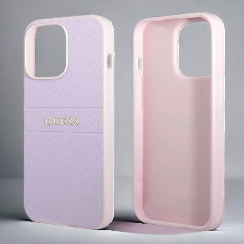 Ovitek Guess "silver purple" za iPhone 13/13 Pro (GUHCP13LPSASBPU)