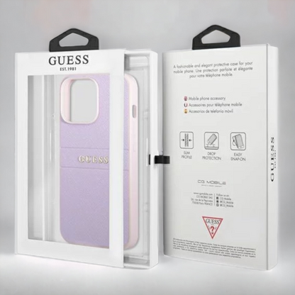 Ovitek Guess "silver purple" za iPhone 13/13 Pro (GUHCP13LPSASBPU)