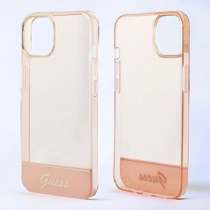 Ovitek Guess za iPhone 14 Pro - roza (GUHCP14LHGCOP)