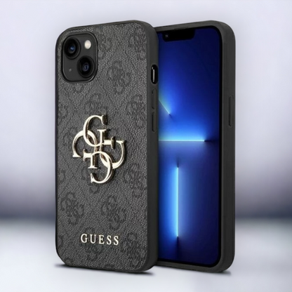 Ovitek Guess "grey 3D" za iPhone 12/12 Pro (GUHCP12M4GMGGR) – Siva / PC + TPU silikon