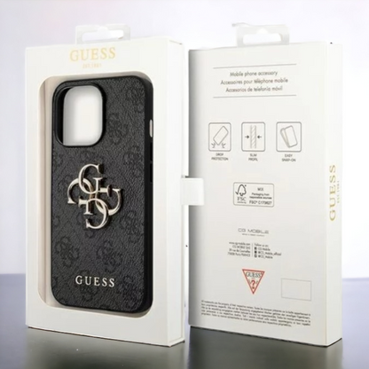 Ovitek Guess "grey 3D" za iPhone 14 Pro (GUHCP14L4GMGGR)
