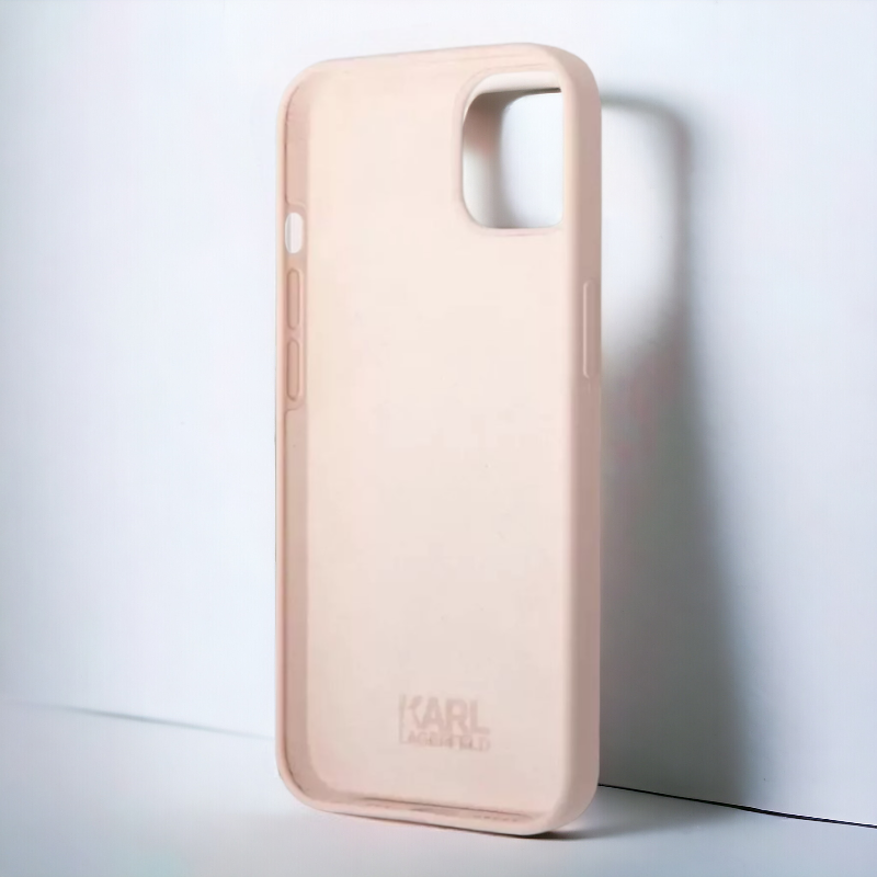 Ovitek Karl Lagerfeld "Icon - silicone pink" za iPhone 13 Pro Max/12 Pro Max (KLHCP13XSNIKBCP)