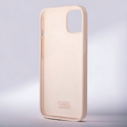 Ovitek Karl Lagerfeld "Choupette - silicon pink" za iPhone 13 Pro (KLHCP13LSNCHBCP)