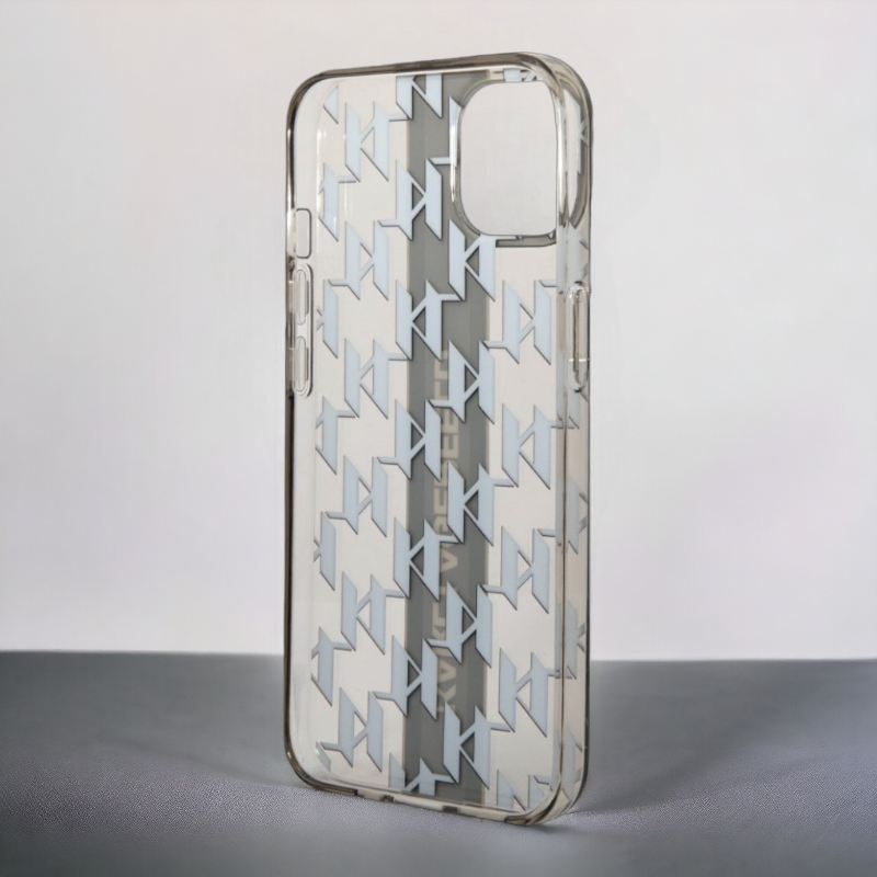 Ovitek Karl Lagerfeld "Monogram Vertical Strap" za iPhone 14 Pro Max (KLHCP14XHKLSPCK)